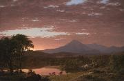Frederic Edwin Church Mt. Ktaddn oil painting artist